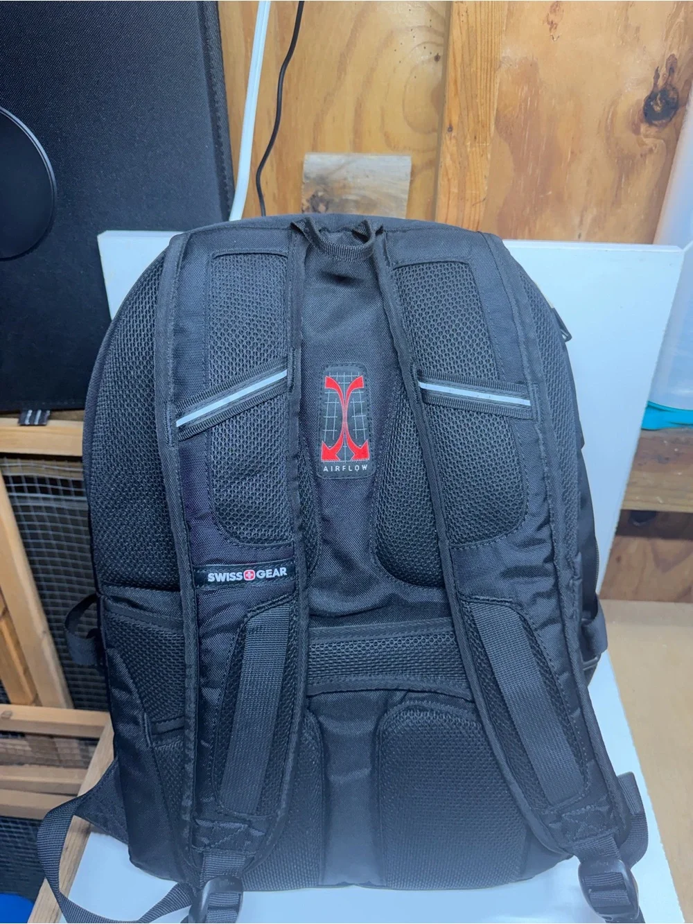 SwissGear Black Travel Laptop Backpack TSA Friendly Multi Pocket Business Bag